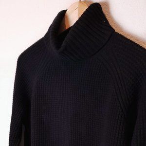 Uniqlo chunky black turtleneck sweater L